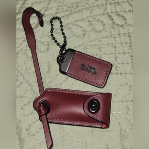 **SOLD**Coach Hangtag & Clochette set